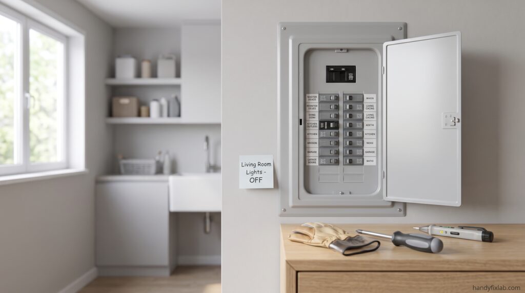 Circuit breaker keeps tripping in a home electrical panel