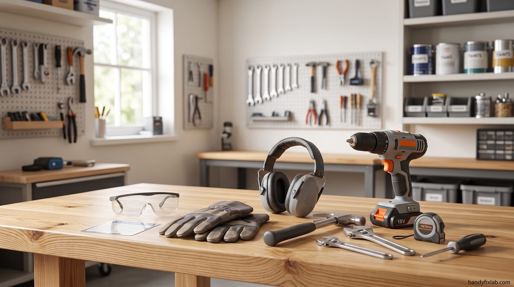 Basic safety gear for home repair projects