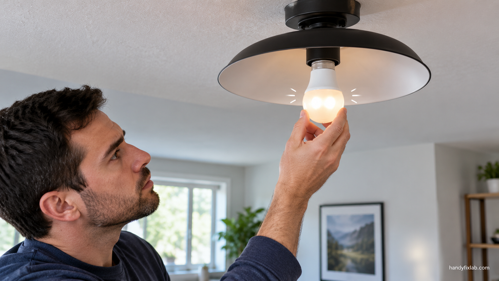 checking-flickering-light-bulb
