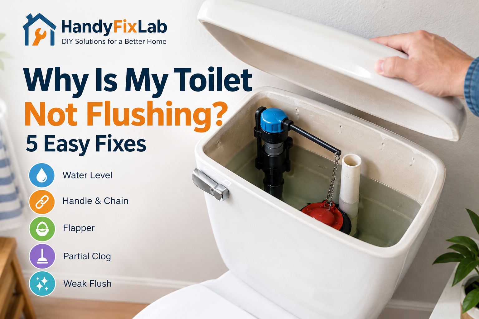 toilet not flushing